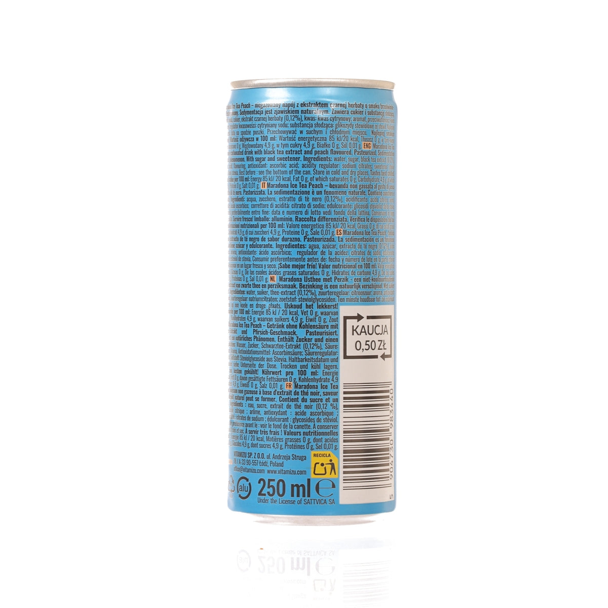 VITAMIZU 馬勒當拿蜜桃冰茶 [罐裝]  (250mL)