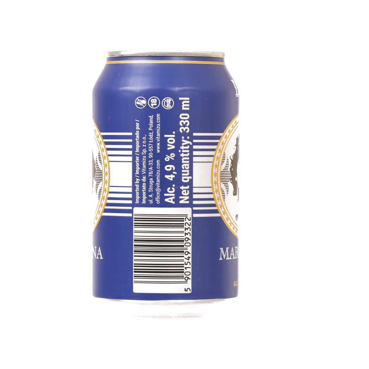 VITAMIZU Maradona Beer (Alc. 4.9%) [Can]  (330mL)