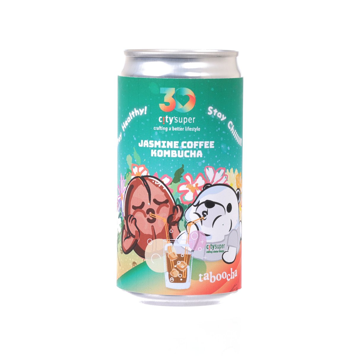 CITYSUPER X 大杯茶 茉莉咖啡發酵茶 - city'super 30週年紀念 [罐裝]  (250mL)