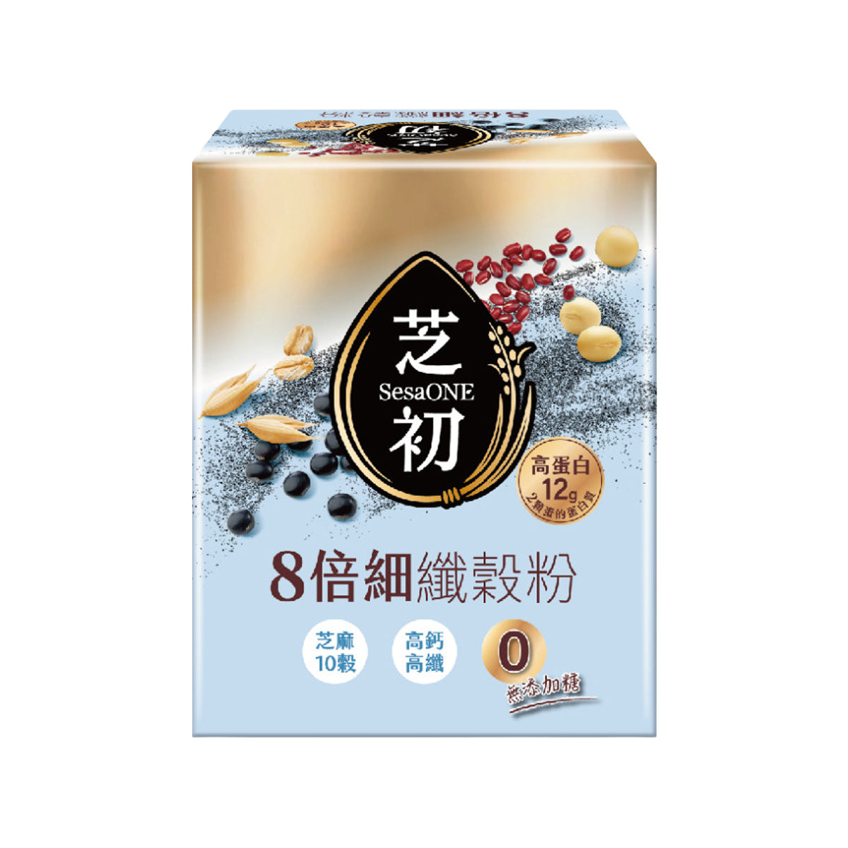 SESAONE 8x Fine High-Protein Multi-Grain Powder - No Added Sugar Sesame 10 Grains  (250g)