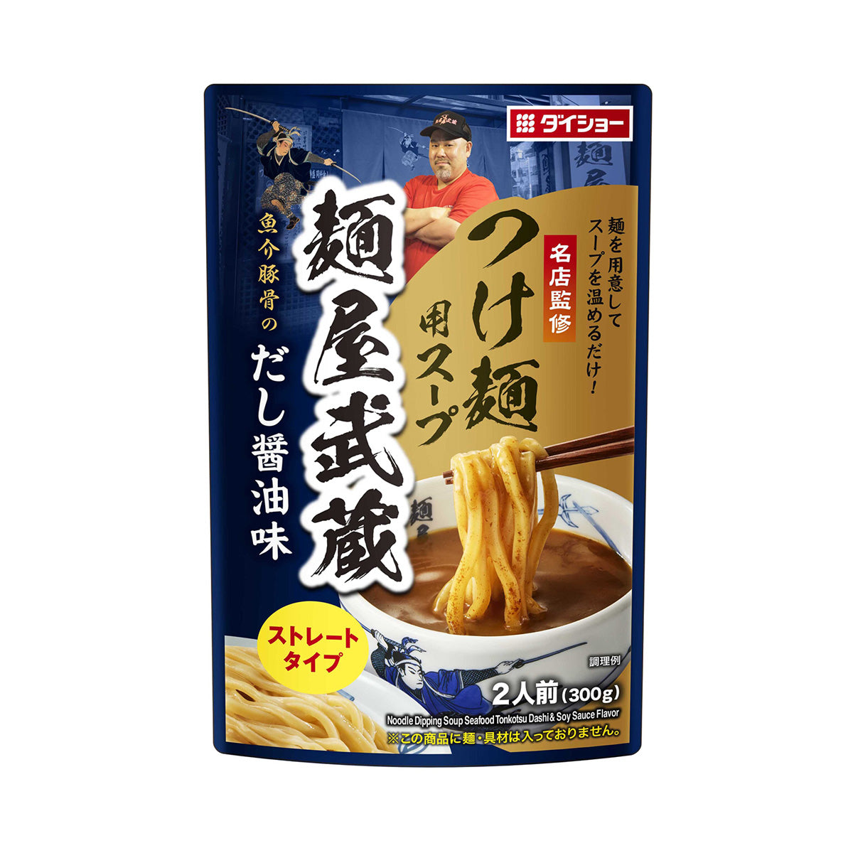 DAISHO Noodle Dipping Soup - Menya Musashi Seafood Soy Sauce Flavor  (300g)