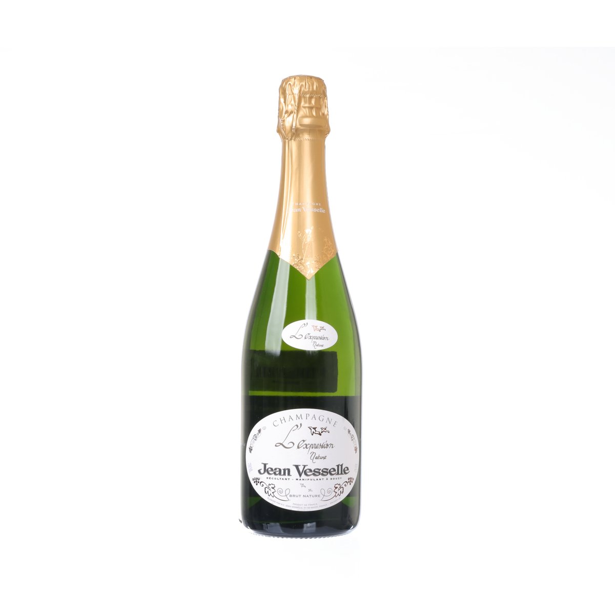 CHAMPAGNE JEAN VESSELLE Brut Nature L'Expression Nature NV (750mL)