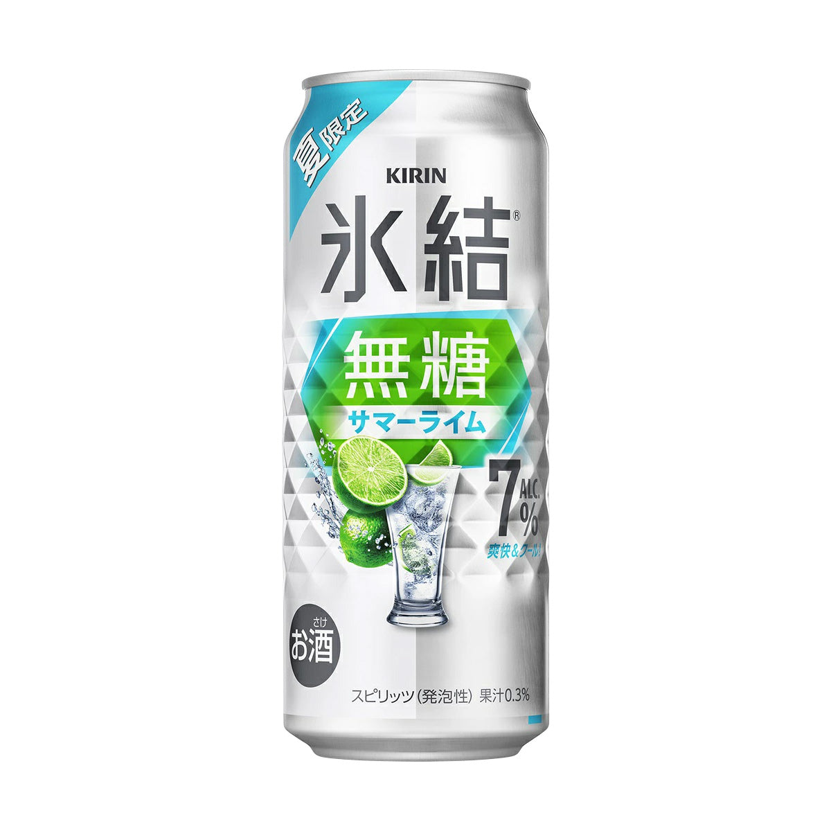 KIRIN Hyoketsu Non-Sugar Summer Lime (Alc. 7%) [Can]  (500mL)