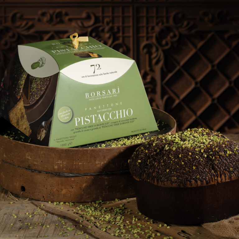 BORSARI Panettone with Pistachio Cream  (1kg)