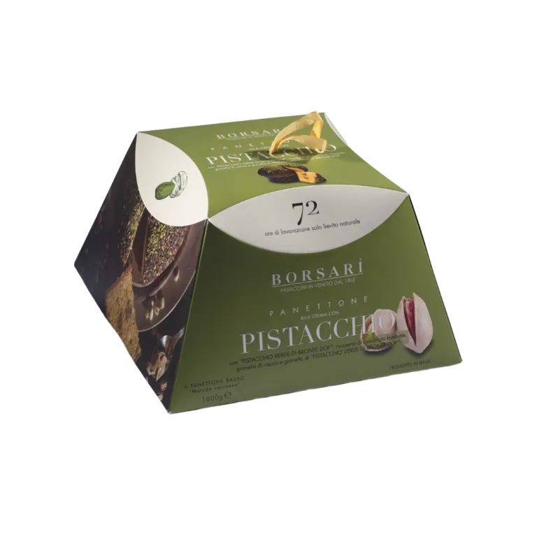 BORSARI Panettone with Pistachio Cream  (1kg)