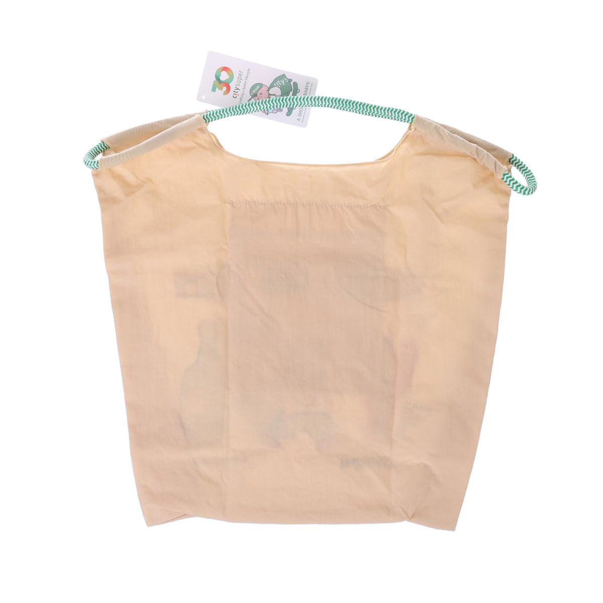 CITYSUPER X SHOPPING BABY Embroidery Bag - Beige