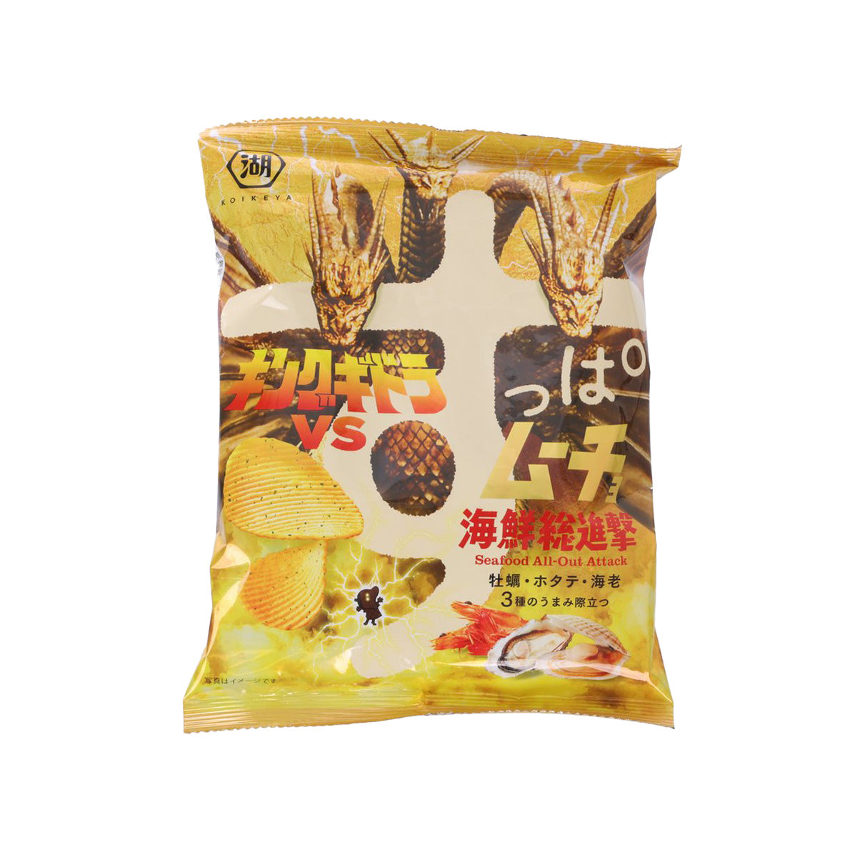 湖池屋 王者基多拉 x Suppamucho薯片 - 海鮮味  (52g)
