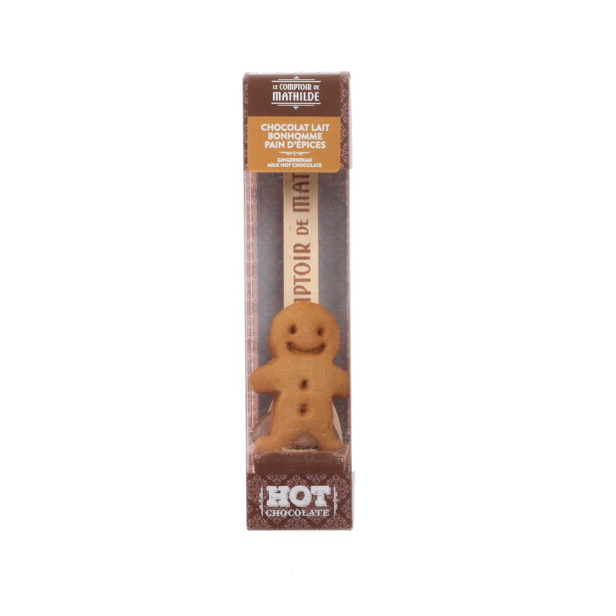 LE COMPTOIR DE MATHILDE Milk Hot Chocolate with Gingerbread Man  (30g)