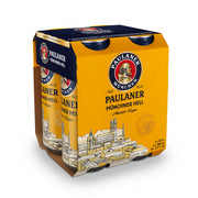 PAULANER Munchner Hell Munich Lager (Alc. 4.9%) [4 Cans]  (4 x 500mL)