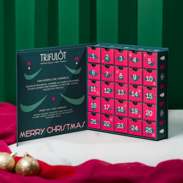 TRIFULÒT Advent Calendar 50 Assorted Pralines  (365g)