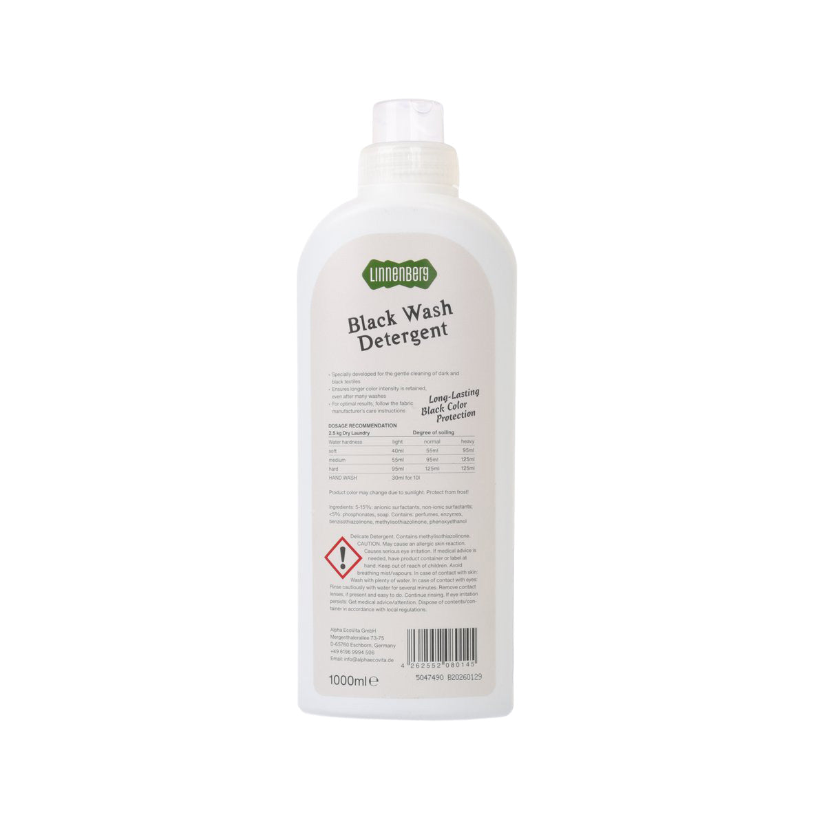 LINNENBERG Black Wash Detergent  (1000mL)