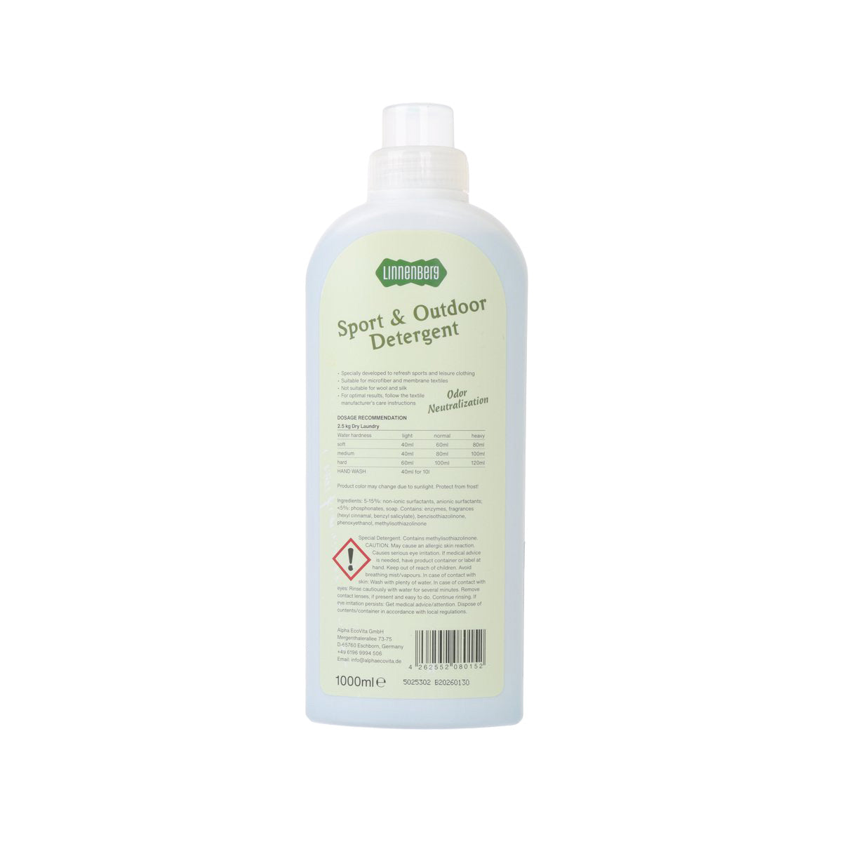 LINNENBERG Sport & Outdoor Detergent  (1000mL)