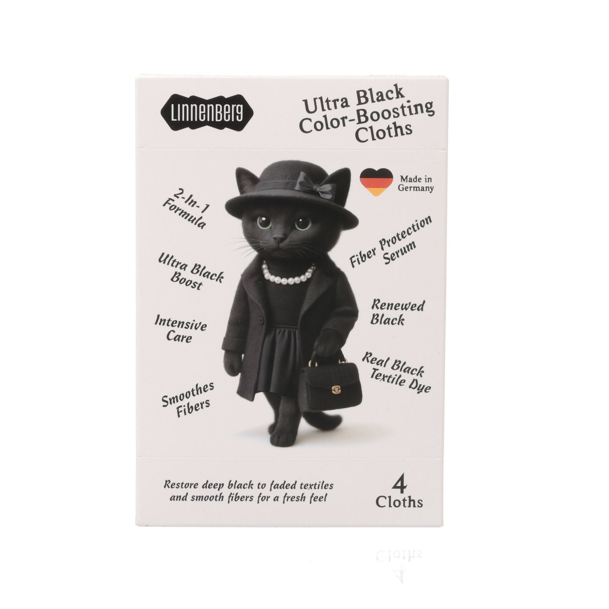 LINNENBERG Ultra Black Color-Boosting Cloths  (4pcs)