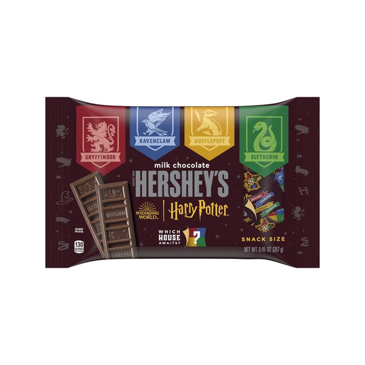 HERSHEY'S Harry Potter Milk Chocolate Snack Size Bar  (267g)