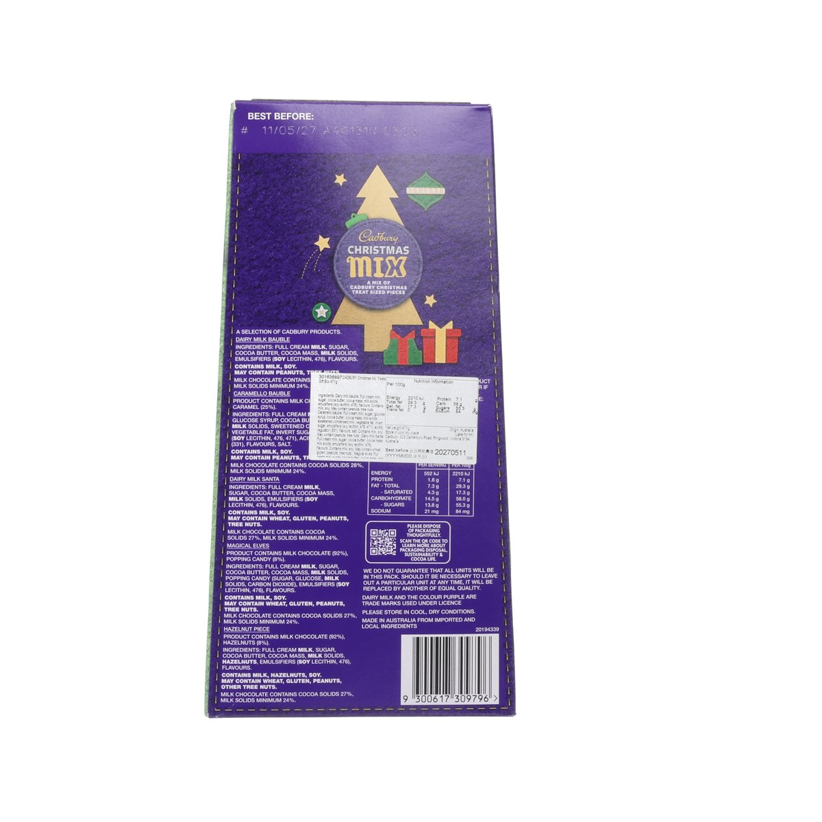 CADBURY Christmas Mix Treats Gift Box  (471g)