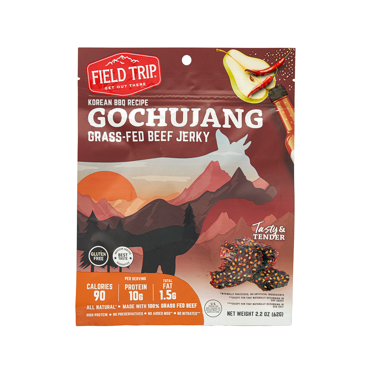 FIELD TRIP 牛肉乾 - 韓式辣椒醬燒烤味 (62g)