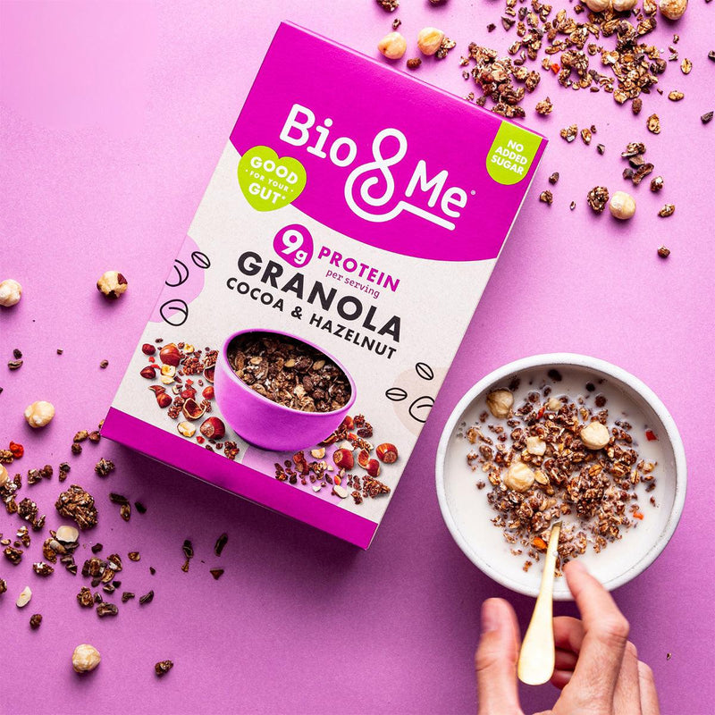 BIO & ME Cocoa & Hazelnut Gut-Loving Prebiotic Granola  (360g)