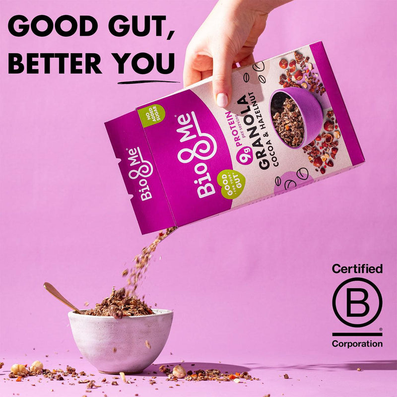 BIO & ME Cocoa & Hazelnut Gut-Loving Prebiotic Granola  (360g)