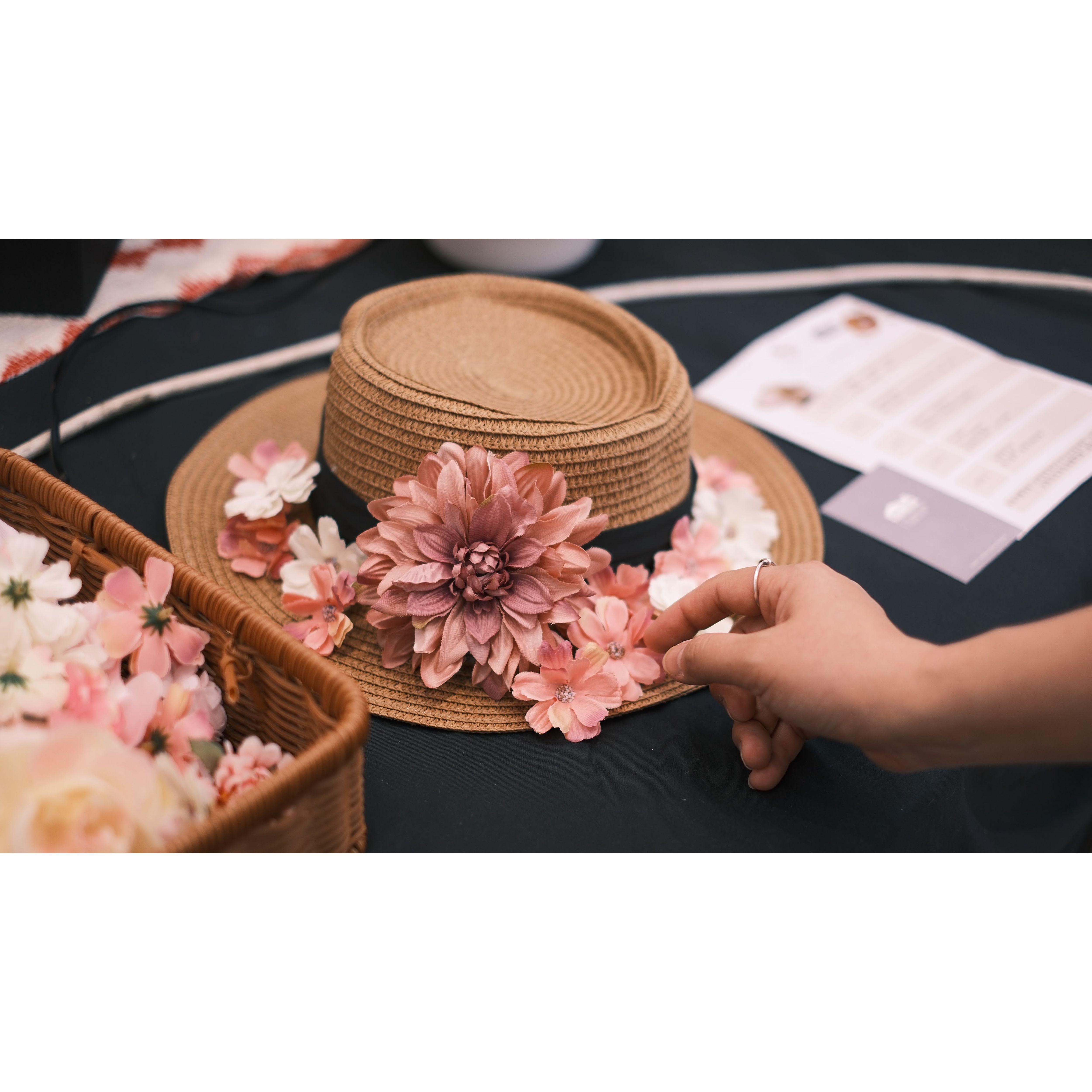 French Floral Hat Workshop