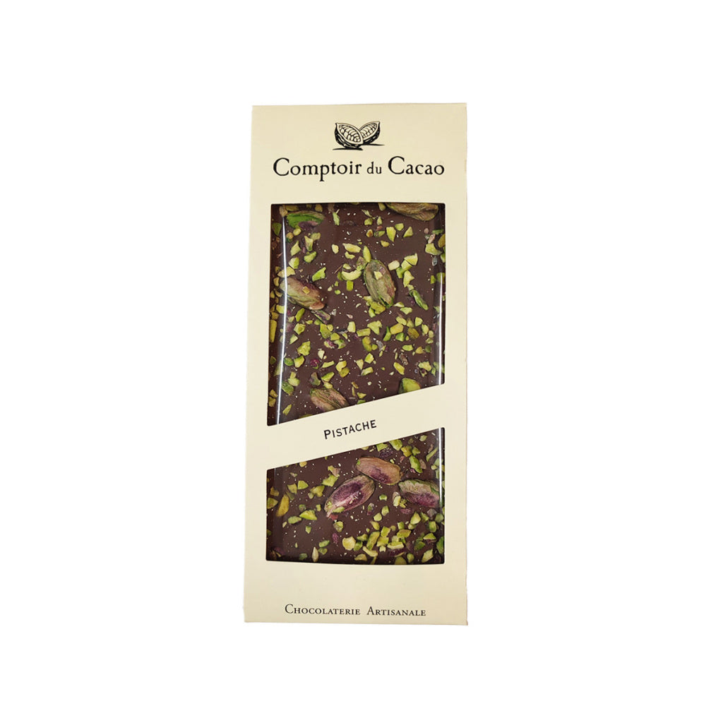 COMPTOIR DU CACAO 開心果牛奶朱古力  (90g)