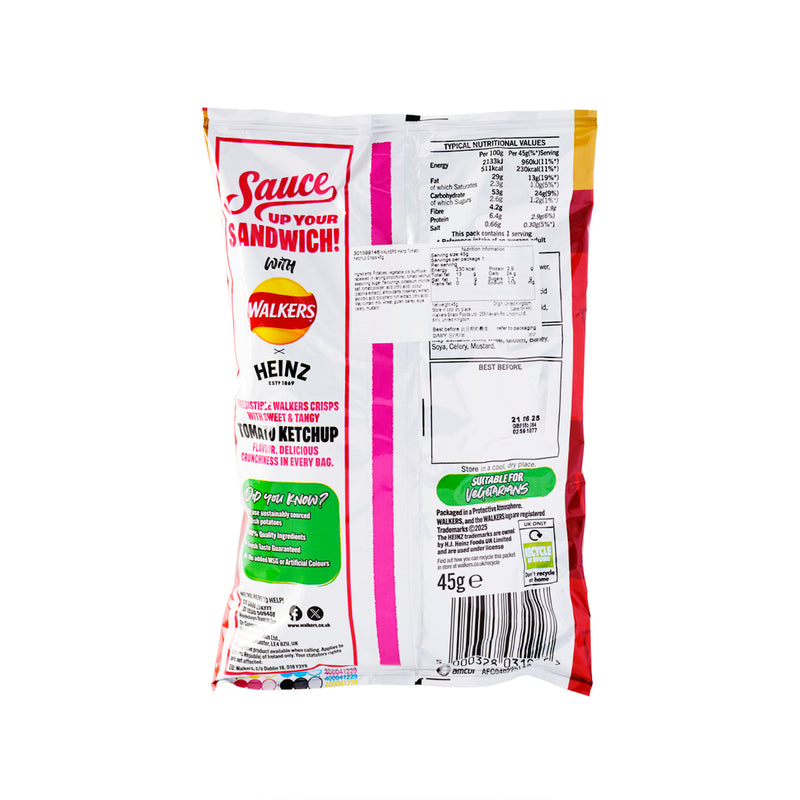 WALKERS Heinz 茄汁味薯片  (45g)