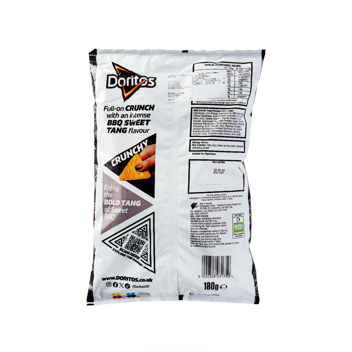 DORITOS 香甜燒烤粟米片  (180g)