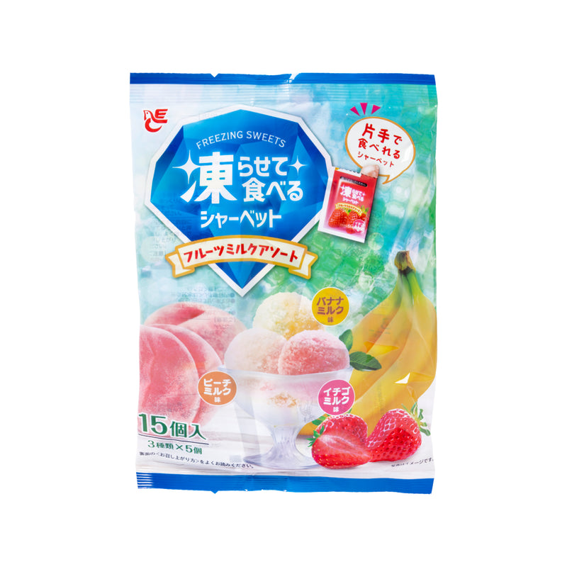 ACE BAKERY Freezing Sherbet - Assorted Fruits & Milk  (15 x 20g)