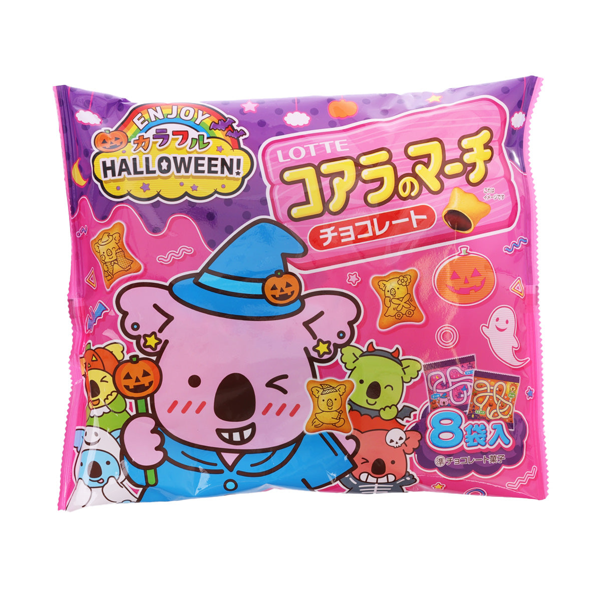 LOTTE Halloween Koala's March Chocolate Snack  (96g)