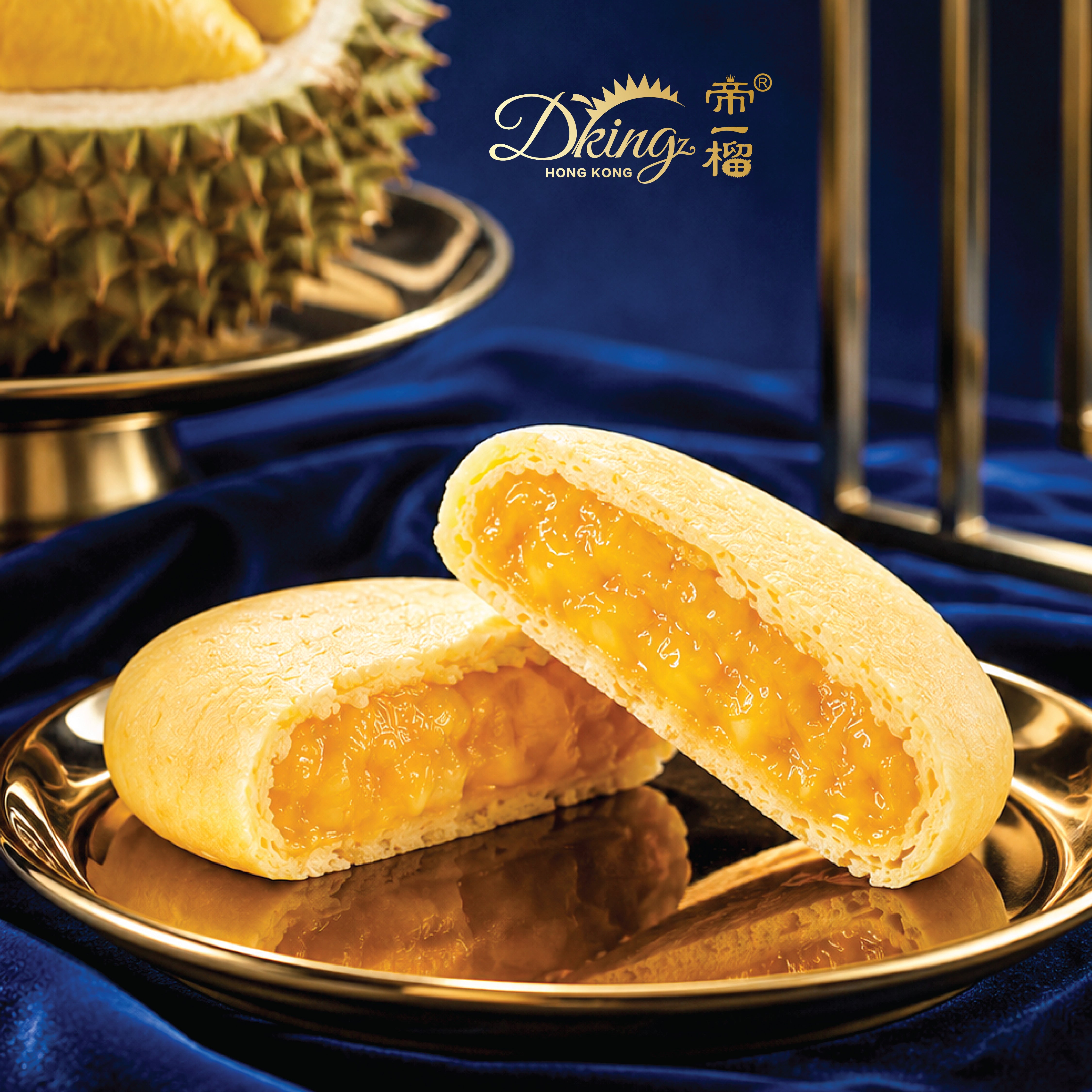 DKING Musang King Durian Pastry (4pcs) Voucher (1pc)