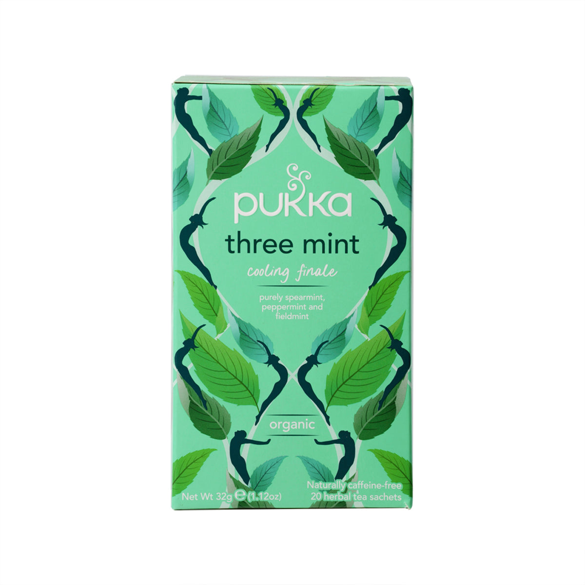PUKKA Organic Three Mint Herbal Tea Sachets  (32g)