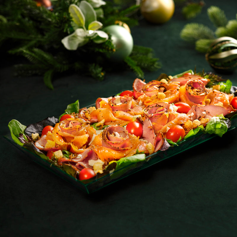 FESTIVAL A02 煙三文魚燒牛肉凱撒沙律  (1pc)