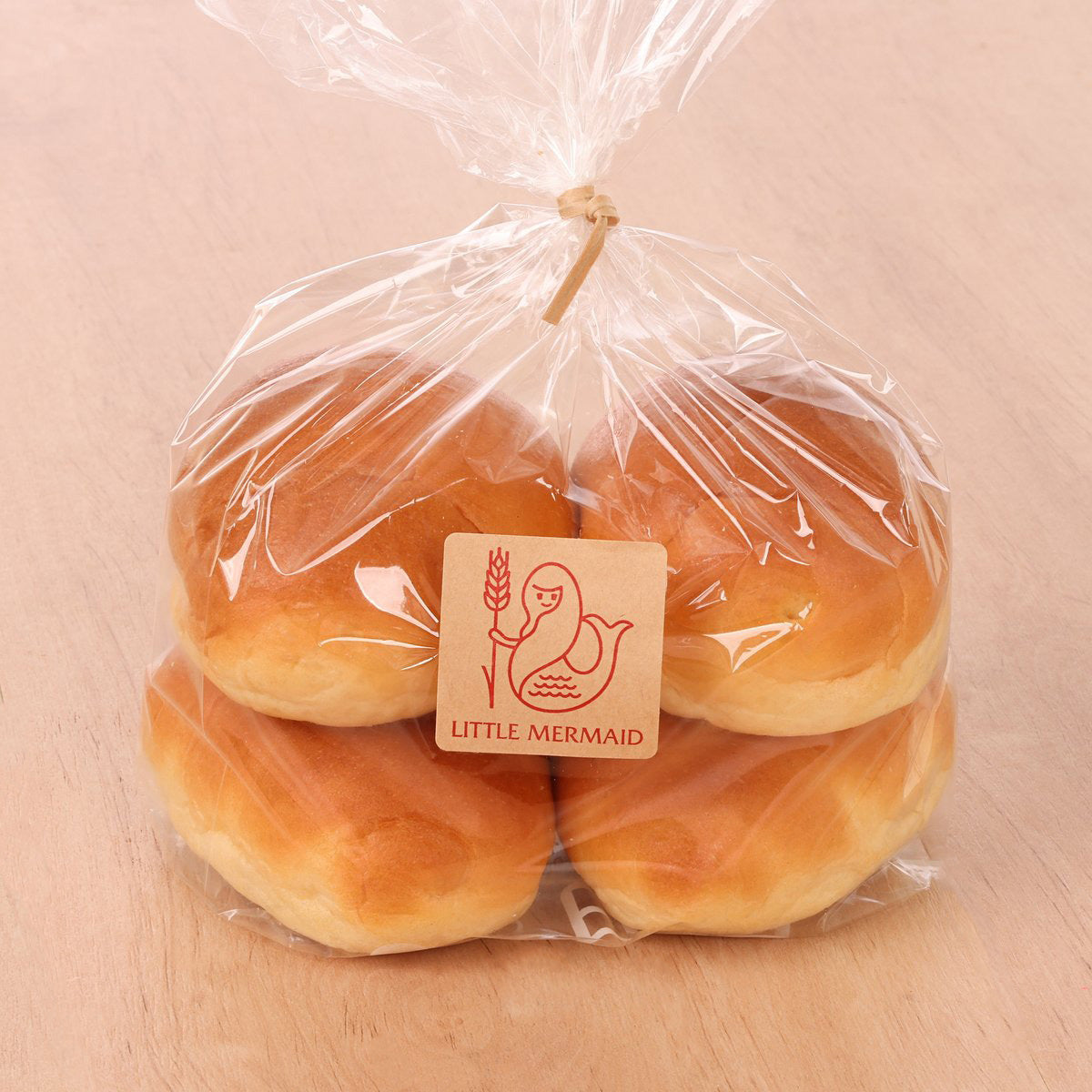 LITTLE MERMAID BAKERY Mini Butter Roll  (4pcs)