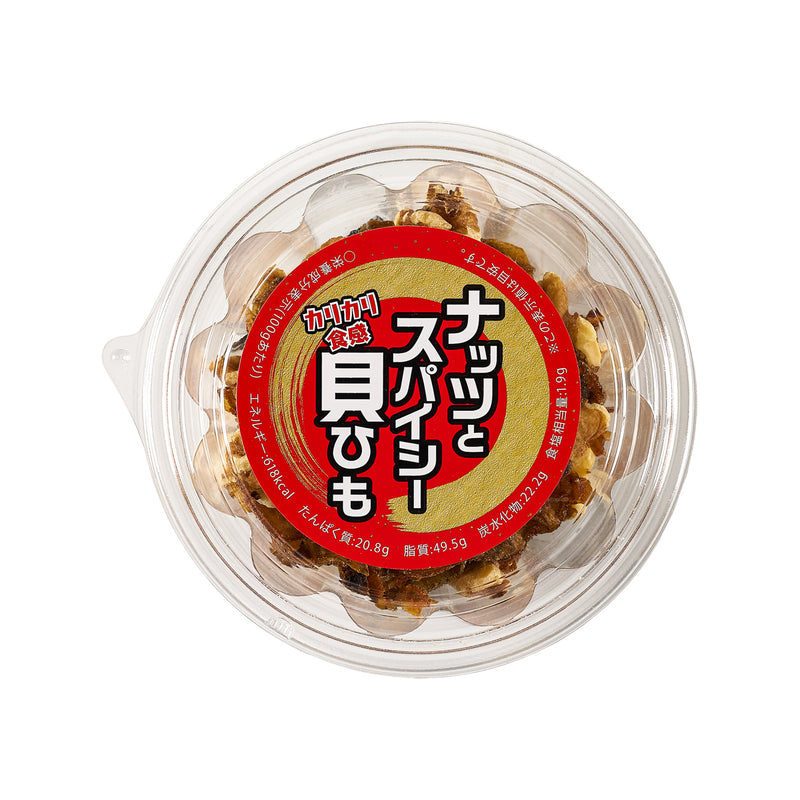 OKABE Nut & Spicy Scallop String Snack  (65g)