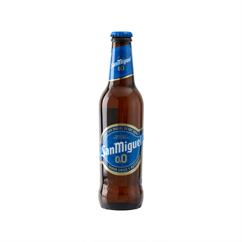 SAN MIGUEL Alcohol Free Lager Beer (Alc 0.05%) [Bottle]  (330mL)