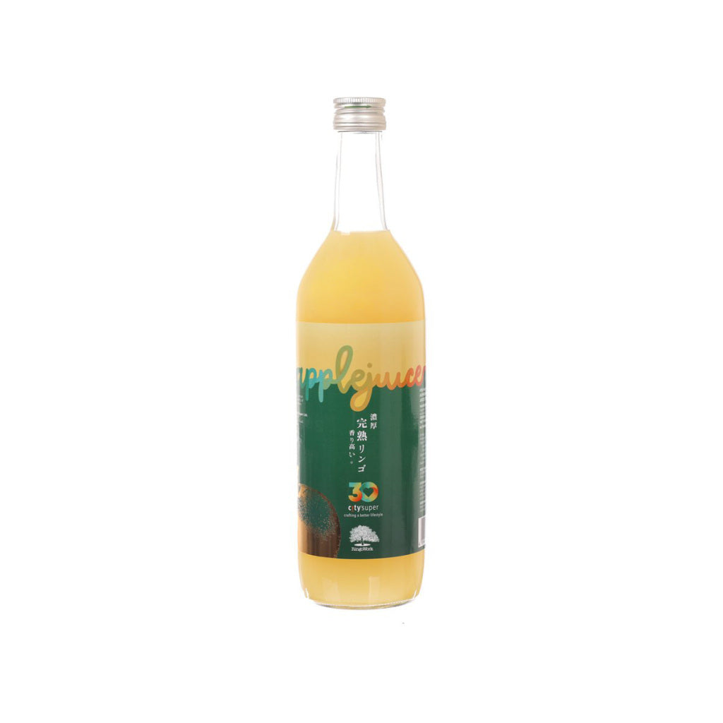 CITY'SUPER X RINGOWORK City'super 30週年紀念版 青森完熟蘋果汁 [玻璃樽裝]  (720mL)