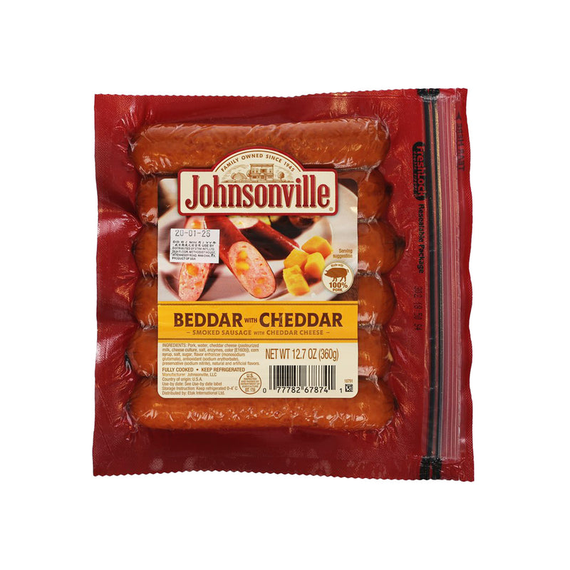 JOHNSONVILLE Beddar with Cheddar Smoked Sausage & Cheddar Cheese  (360g)