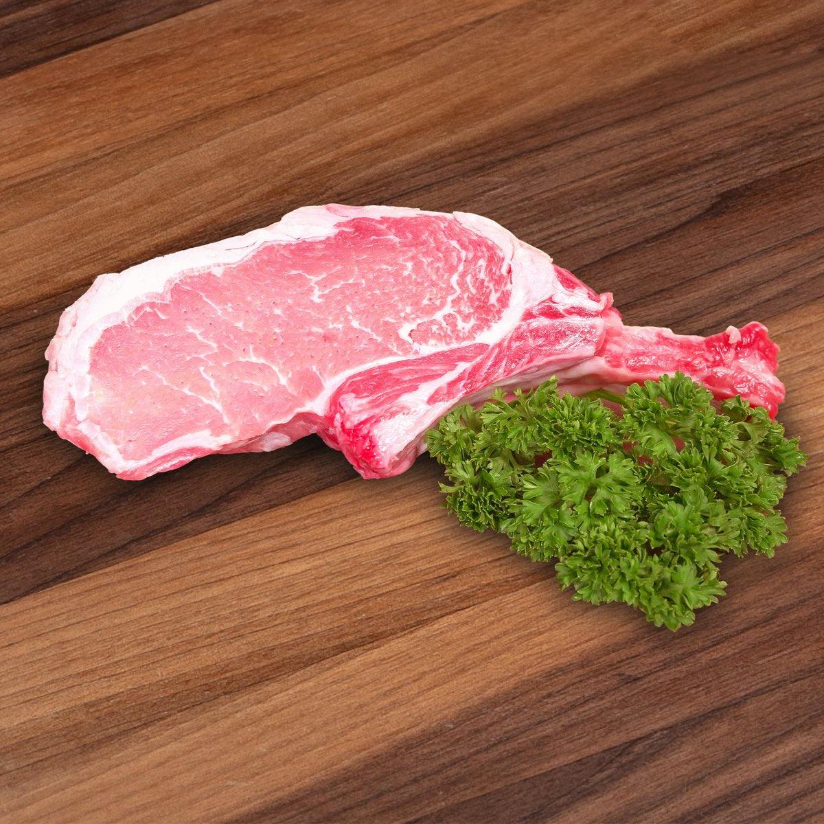 CITYSUPER Spanish Iberico Pork Rack Chop (Acorn Fed - Bellota) [Previously Frozen]  (200g)