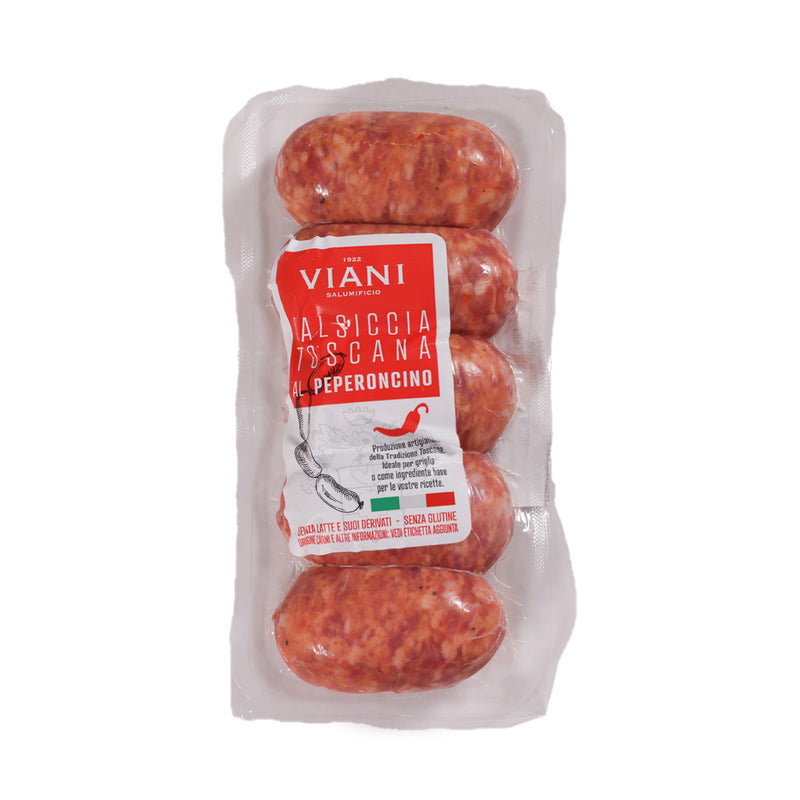 VIANI Italian Chilled Pork Sausage with Chili Pepper  (5pcs)