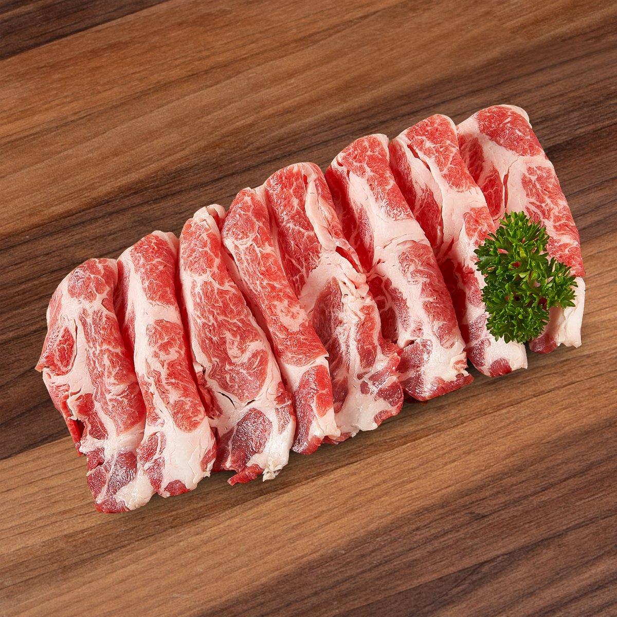 CITYSUPER Spanish Iberico Pork Set for Sukiyaki (Acorn Fed - Bellota) [Previously Frozen]  (1pack)
