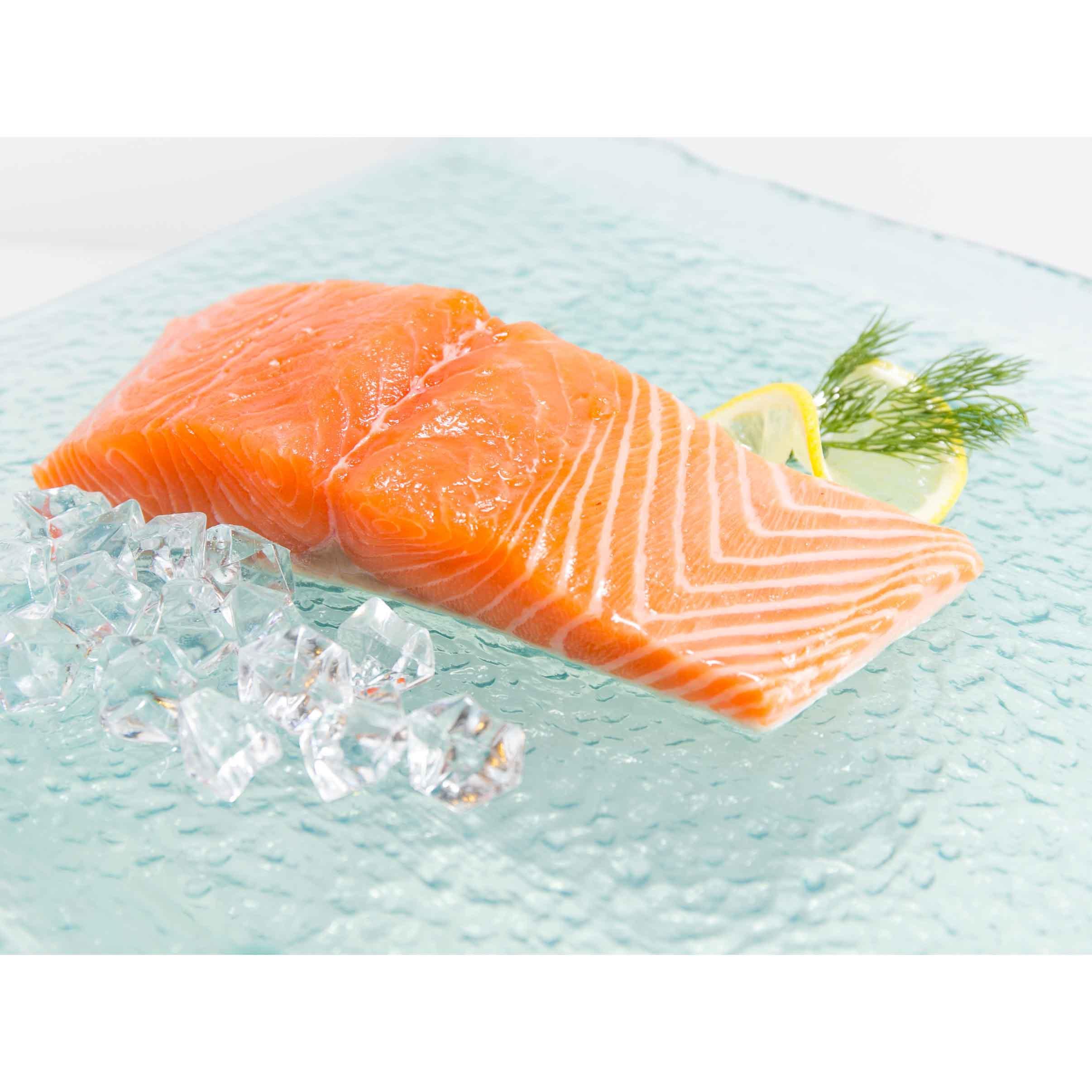 USA Chilled Wild King Salmon Slice  (100g)