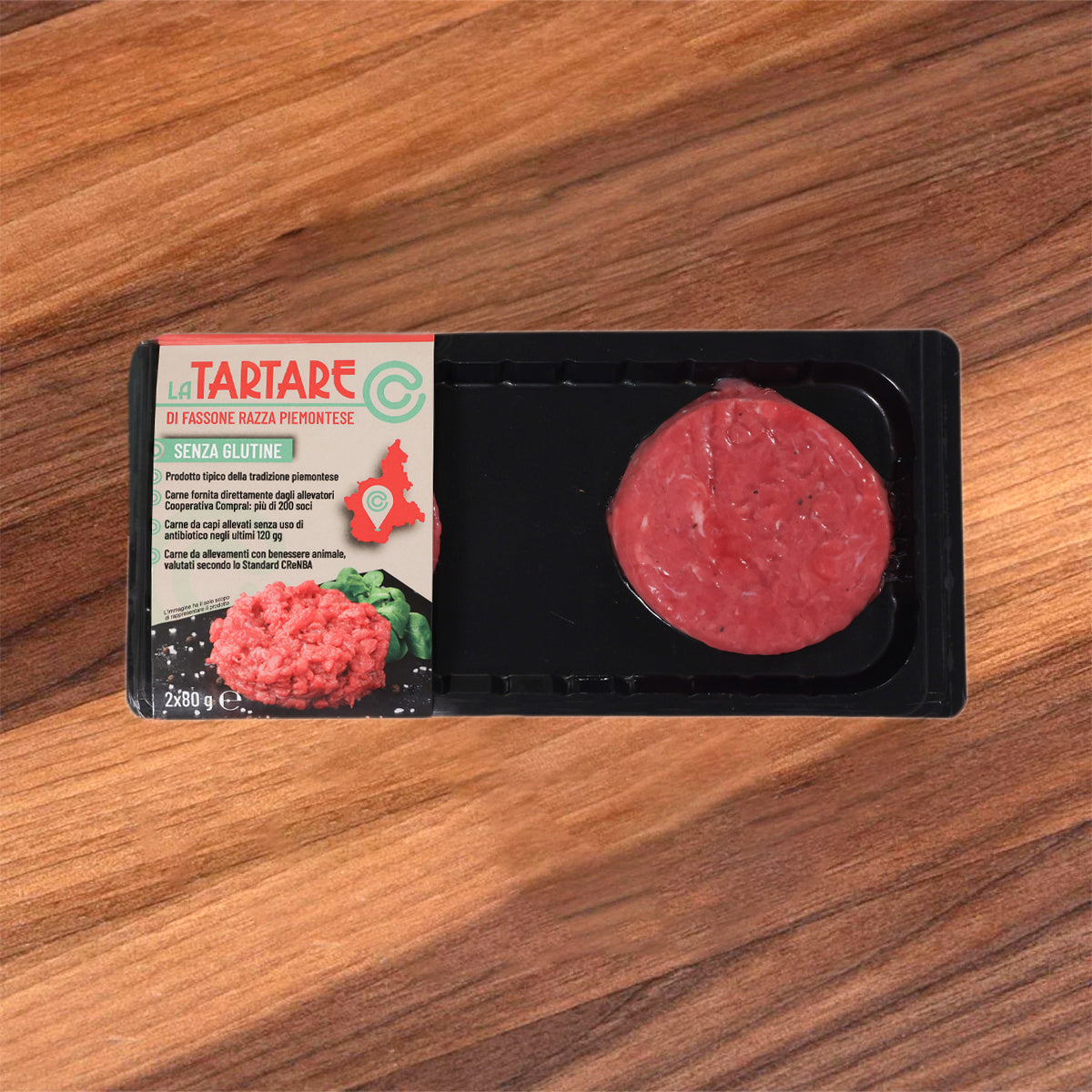 Italian Chilled Raw Piemontese Beef Tartare  (2 x 80g)