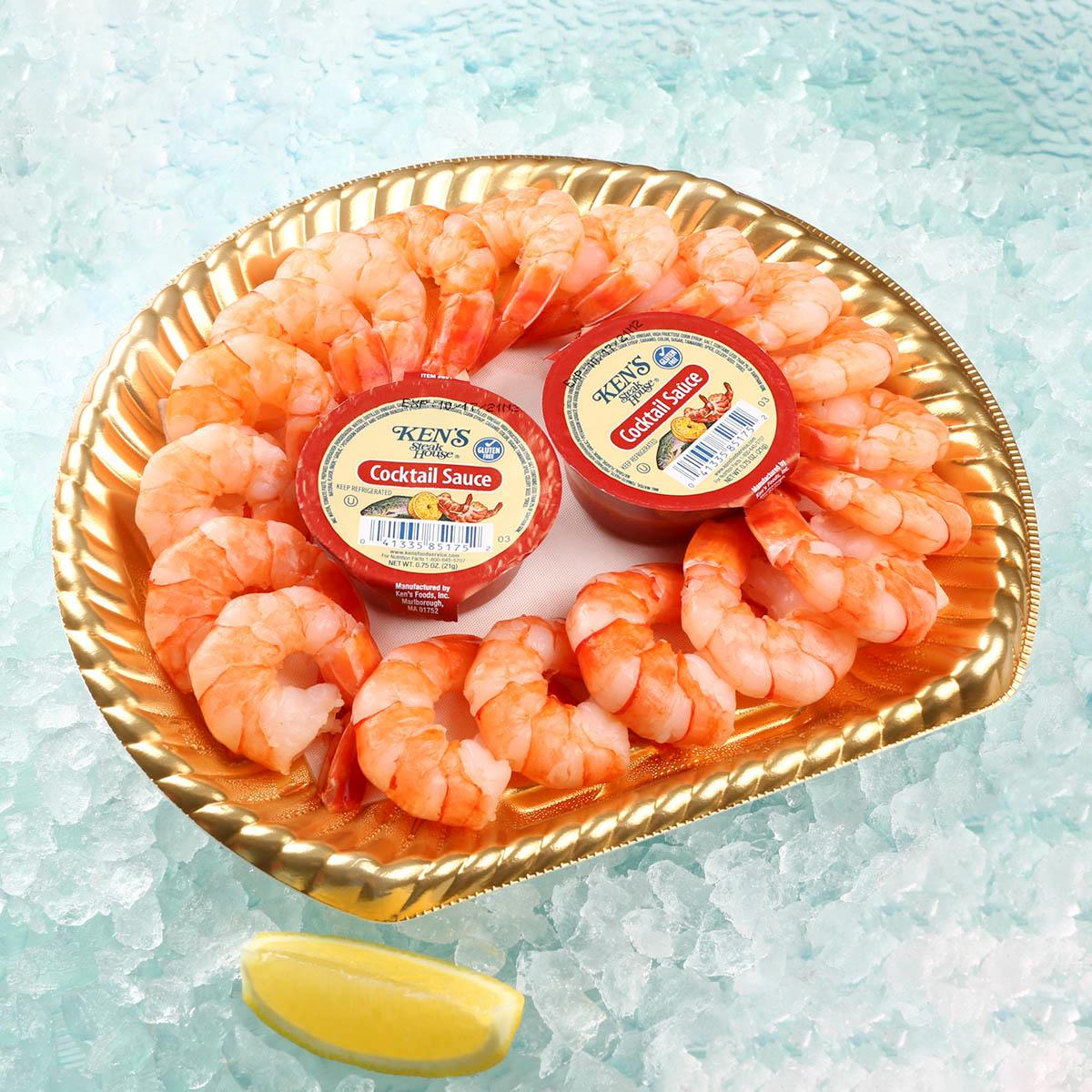 SEA MAZZ Vietnam Frozen Prime Natural Cooked Cocktail Shrimp  (16oz)