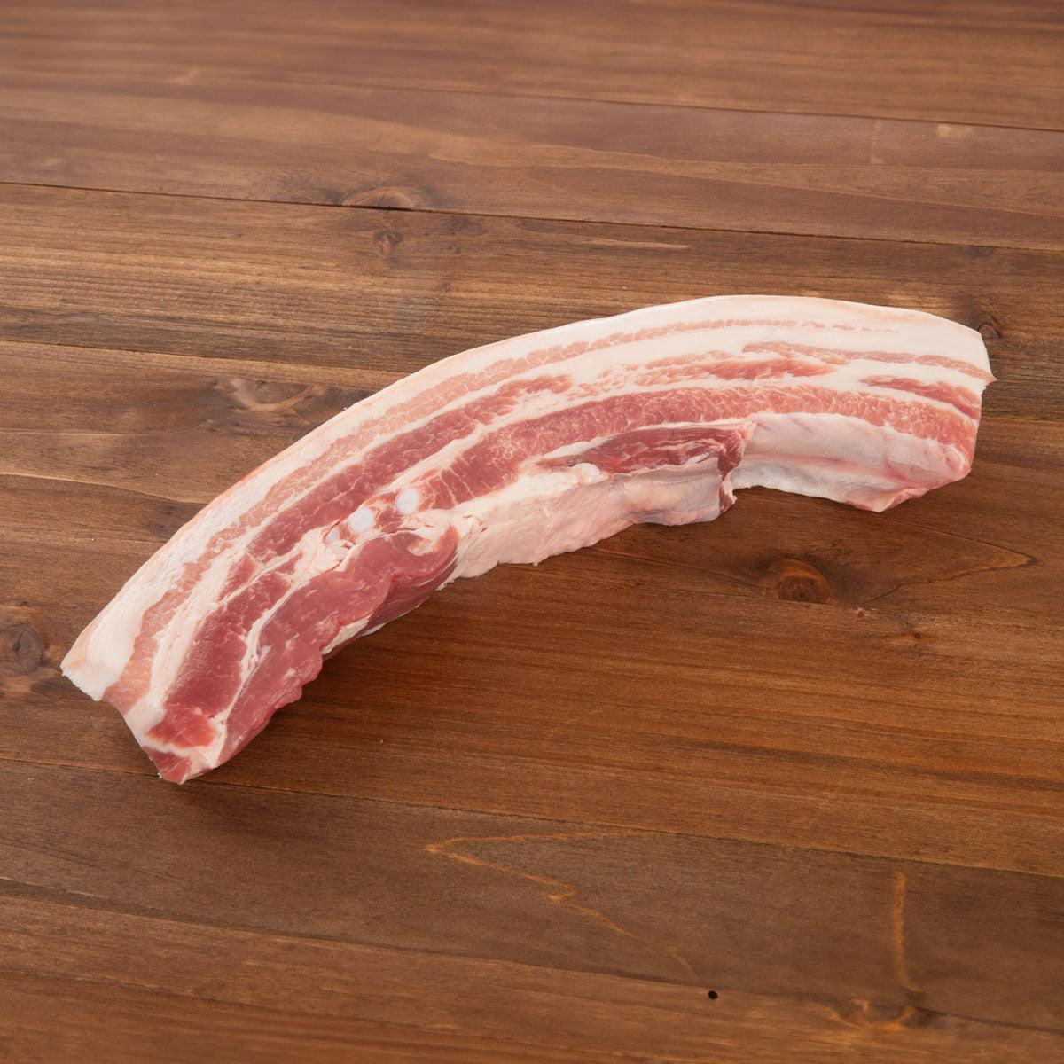 Korean Jeju Black Pork Belly Skin On [Previously Frozen]  (400g)