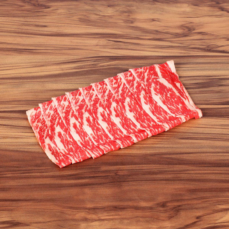 CERTIFIED ANGUS BEEF ® 美國認證安格斯極佳級去骨牛小排 - 薄片火鍋盤 [經解凍處理]