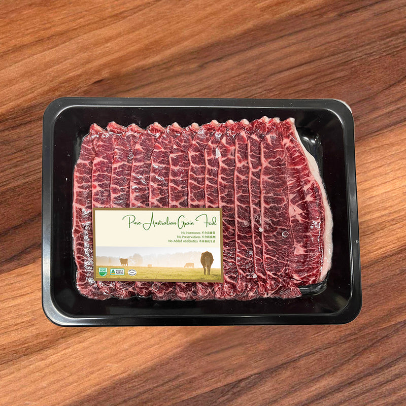 SOUTHERN GRAIN 澳洲急凍黑安格斯穀飼牛肉牛板腱 火鍋用 M4+ (1pack)