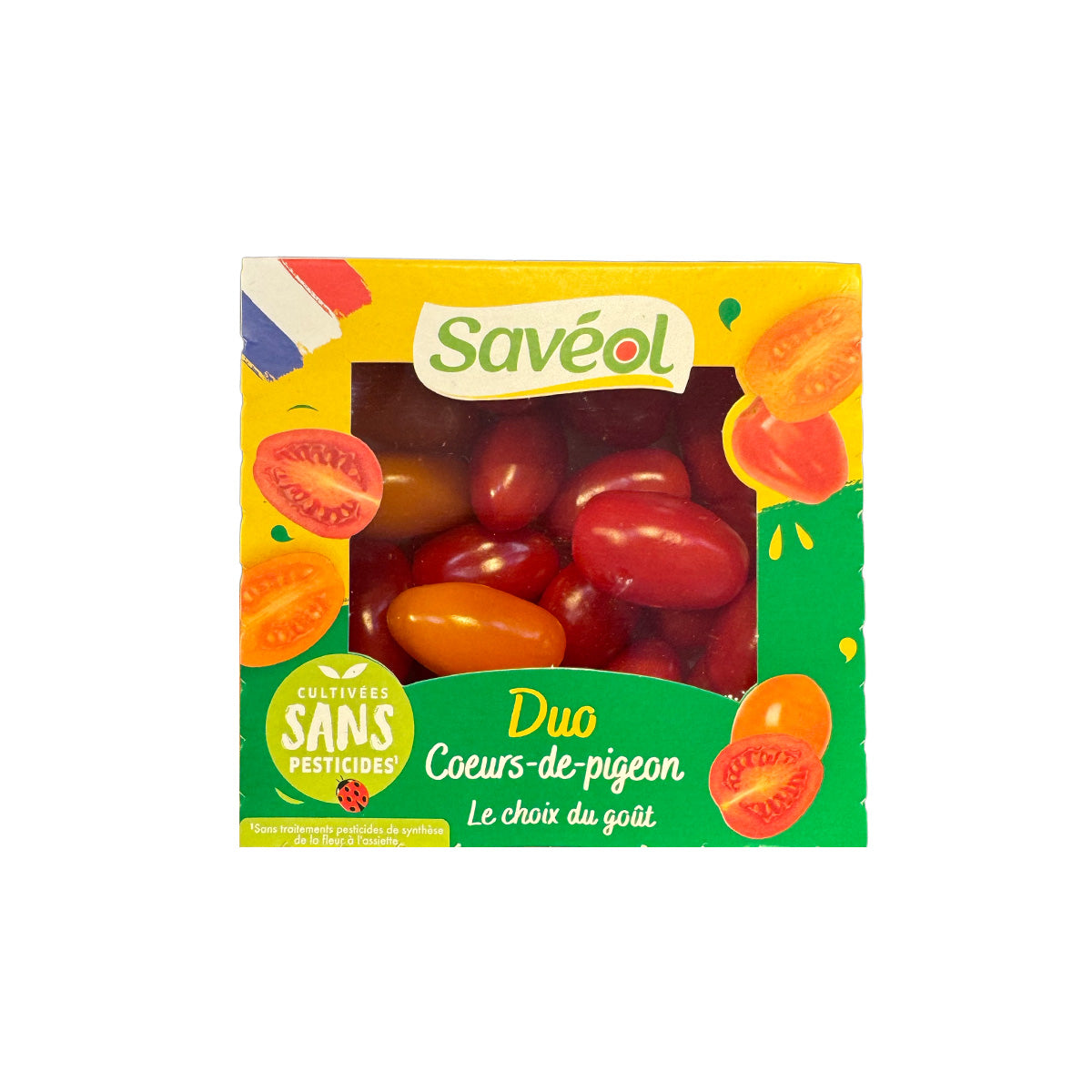 SAVEOL French Duo Color Pigeon Heart Cherry Tomato (Without Using Synthetic Pesticides)  (250g)