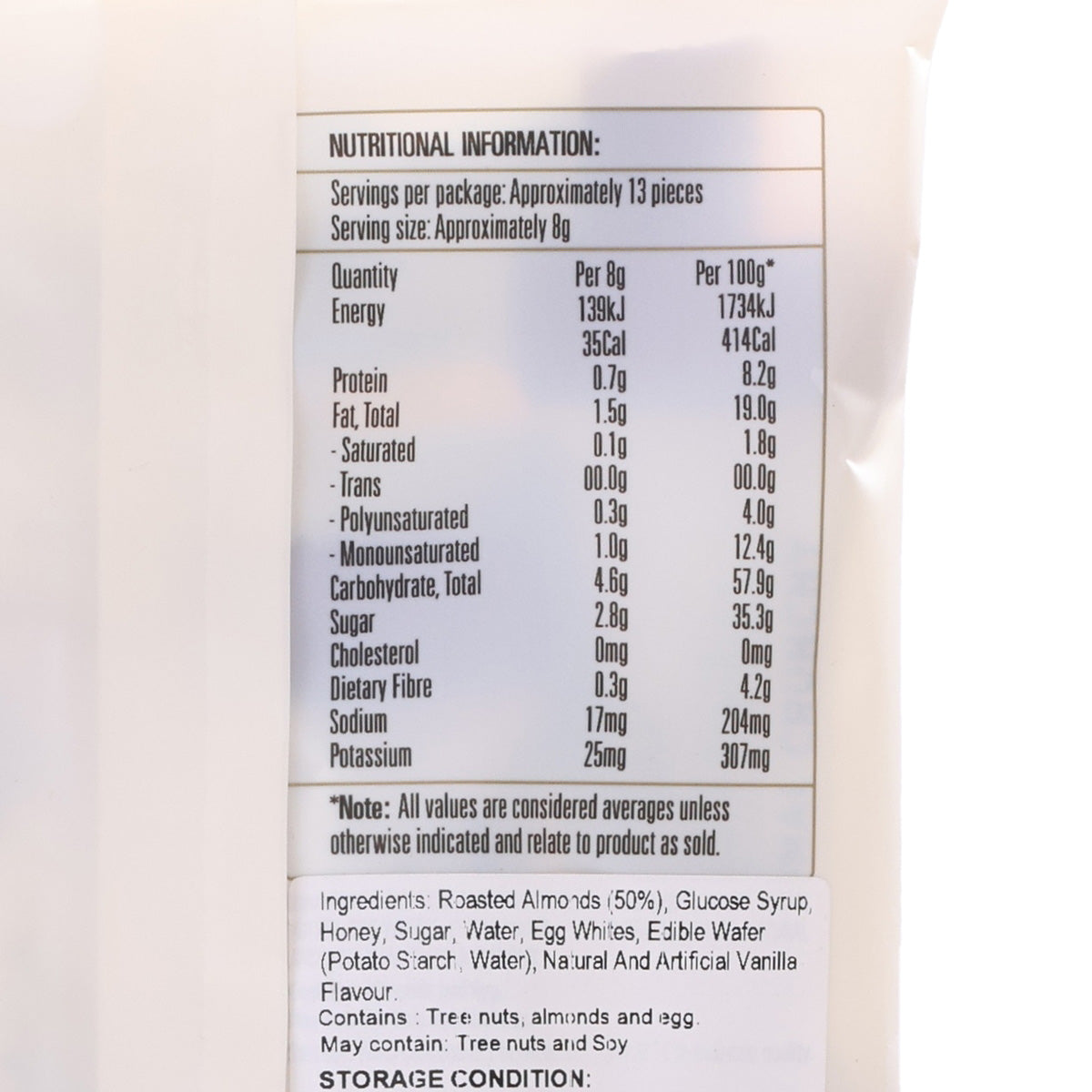 GOLDEN BORONIA Original Crunchy Nougat Bites  (100g)