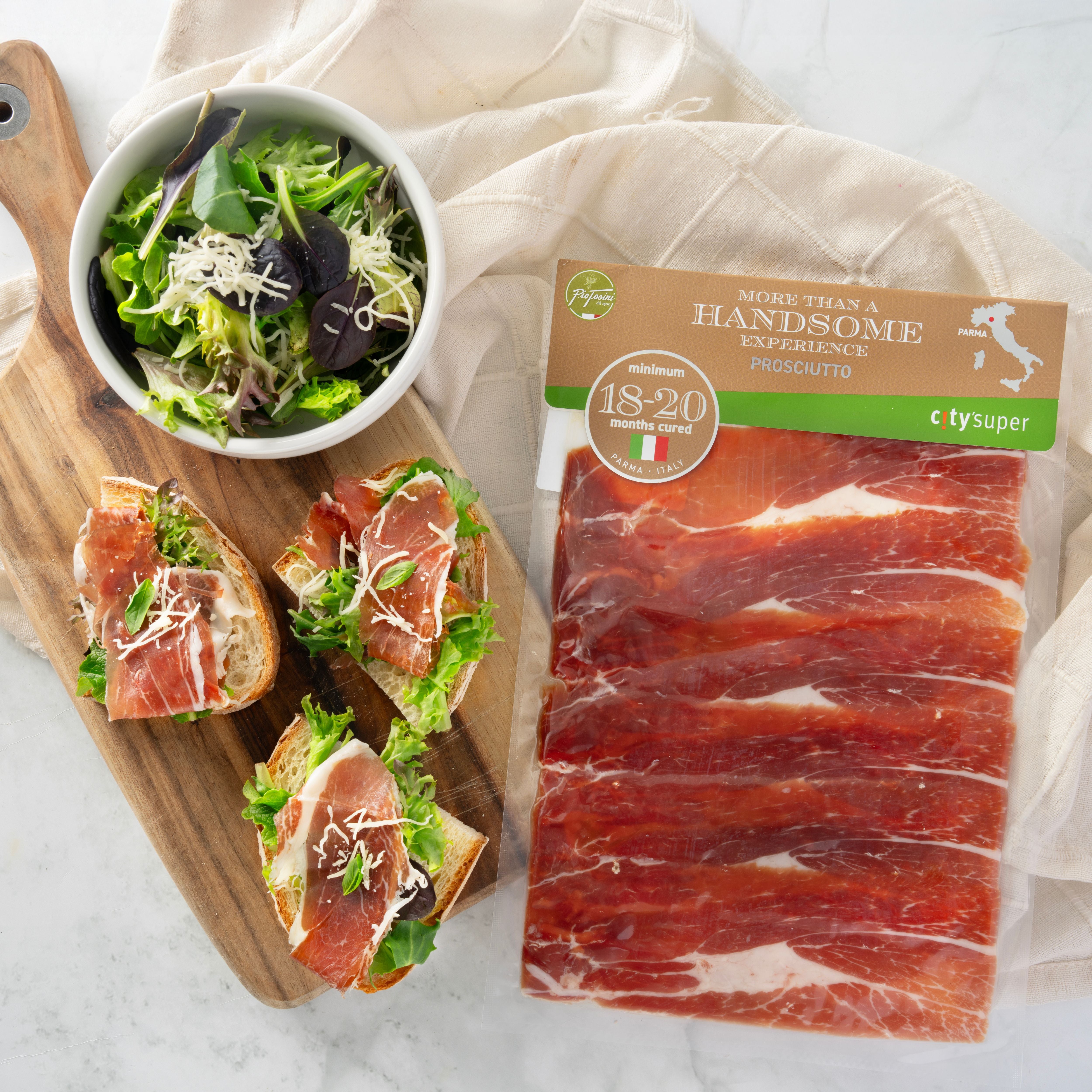 PIO TOSINI Prosciutto Ham 18-20 Months - Boneless  (200g)