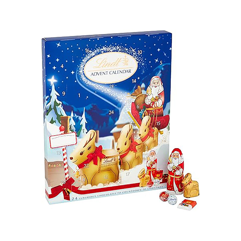 LINDT Advent Calendar with Chocolate  (160g)