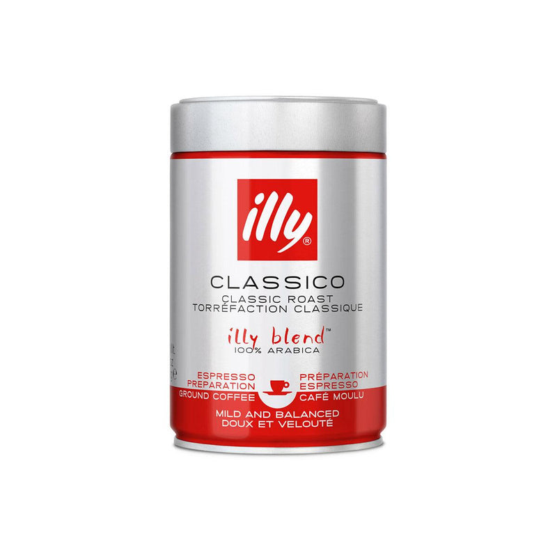 ILLY COFFEE Ground Coffee - Classico Espresso Medium Roast  (250g)